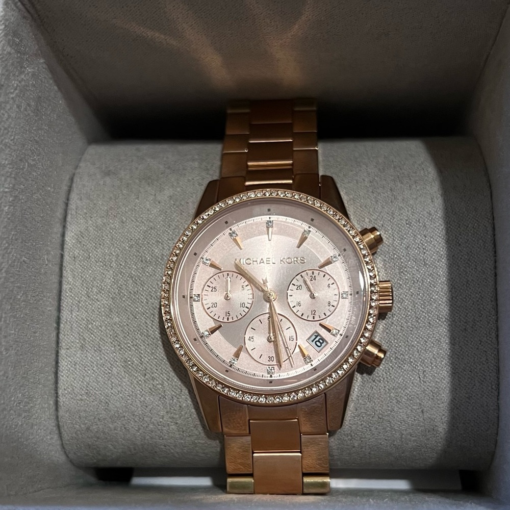 NWT Michael Kors Ritz Chronograph
